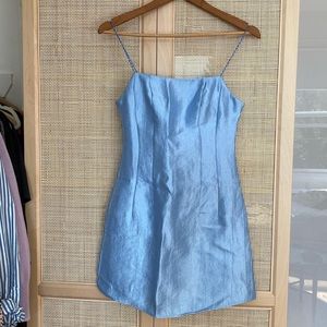 Satin Topshop Mini Dress